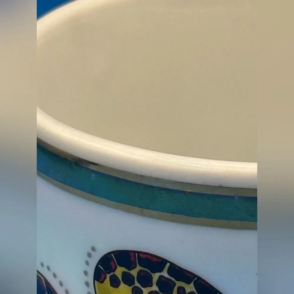 Grand Turk Turks & Caicos Islands Coffee Mug Sea Turtle Fish Souvenir Iridescent